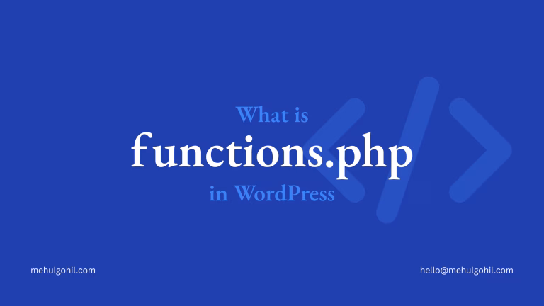What is functions.php in WordPress? What is functions.php in WordPress?