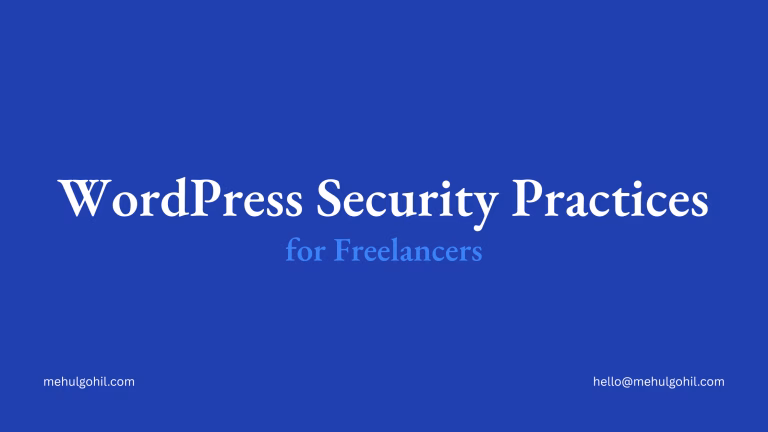 Top WordPress Security Practices for Freelancers Top WordPress Security Practices for Freelancers