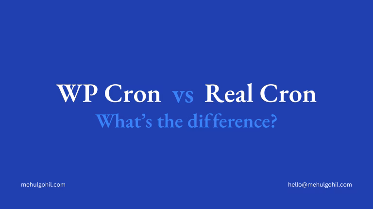 WP Cron vs Real Cron – What’s the Difference? WP Cron vs Real Cron — What's the difference?