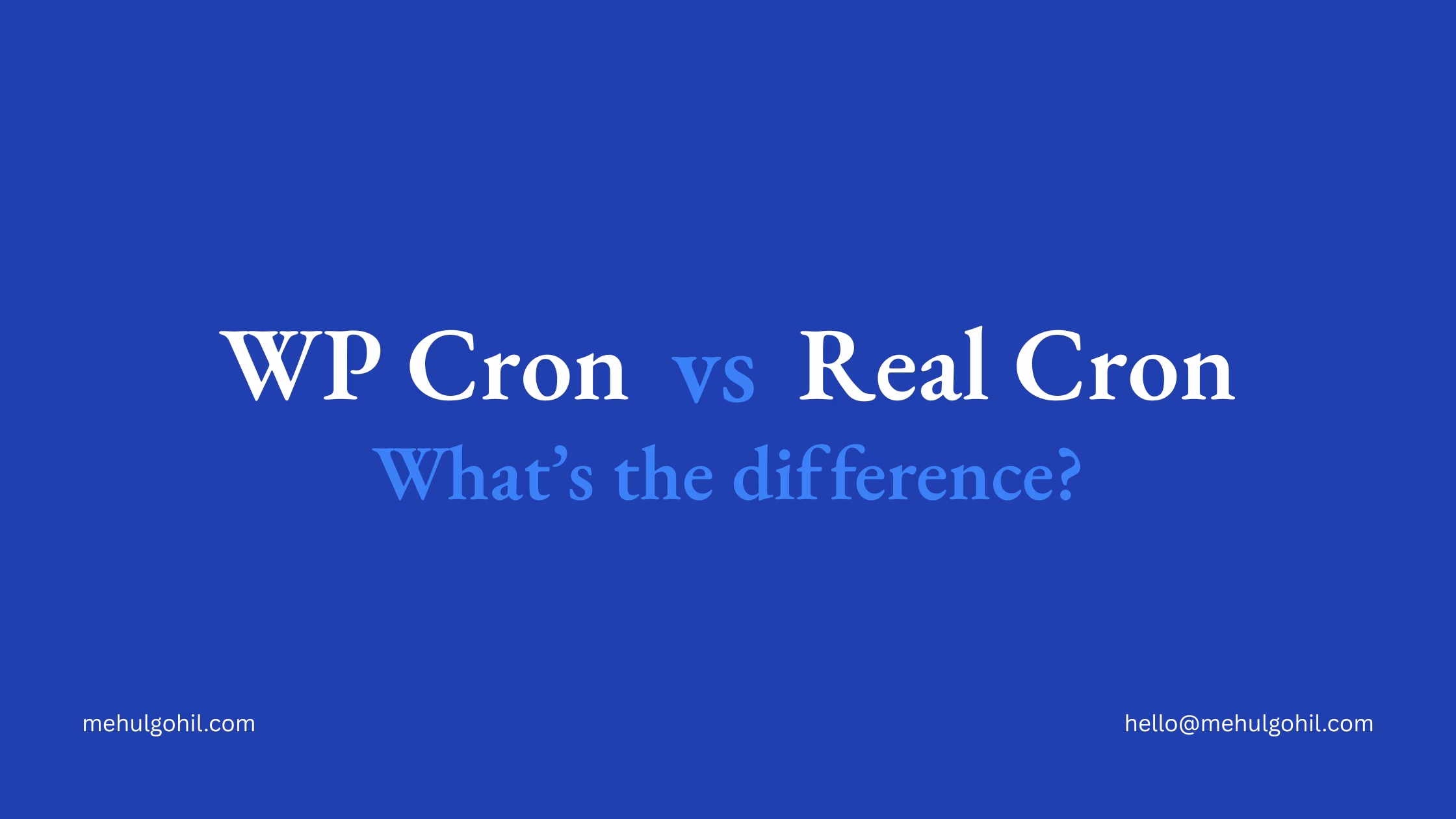 WP Cron vs Real Cron — What's the difference?