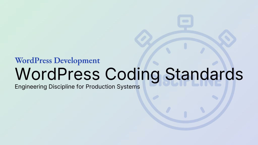 WordPress Coding Standards (WPCS) for Enterprise