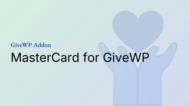 GiveWP Addon - Mastercard for GiveWP