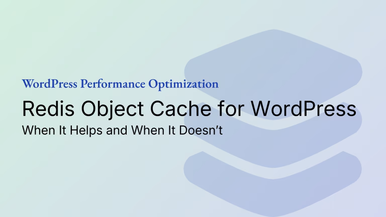 Redis Object Cache for WordPress